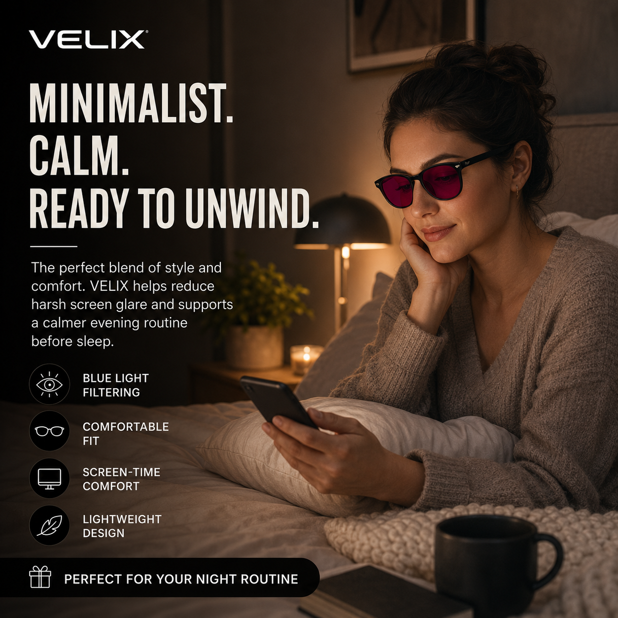 VELIX Anti-Blue Light Glasses